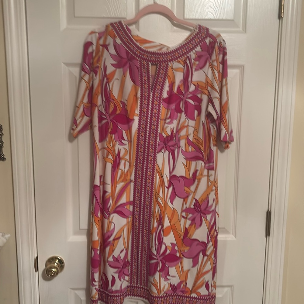 Maggie London Tropical dress in size 14.
